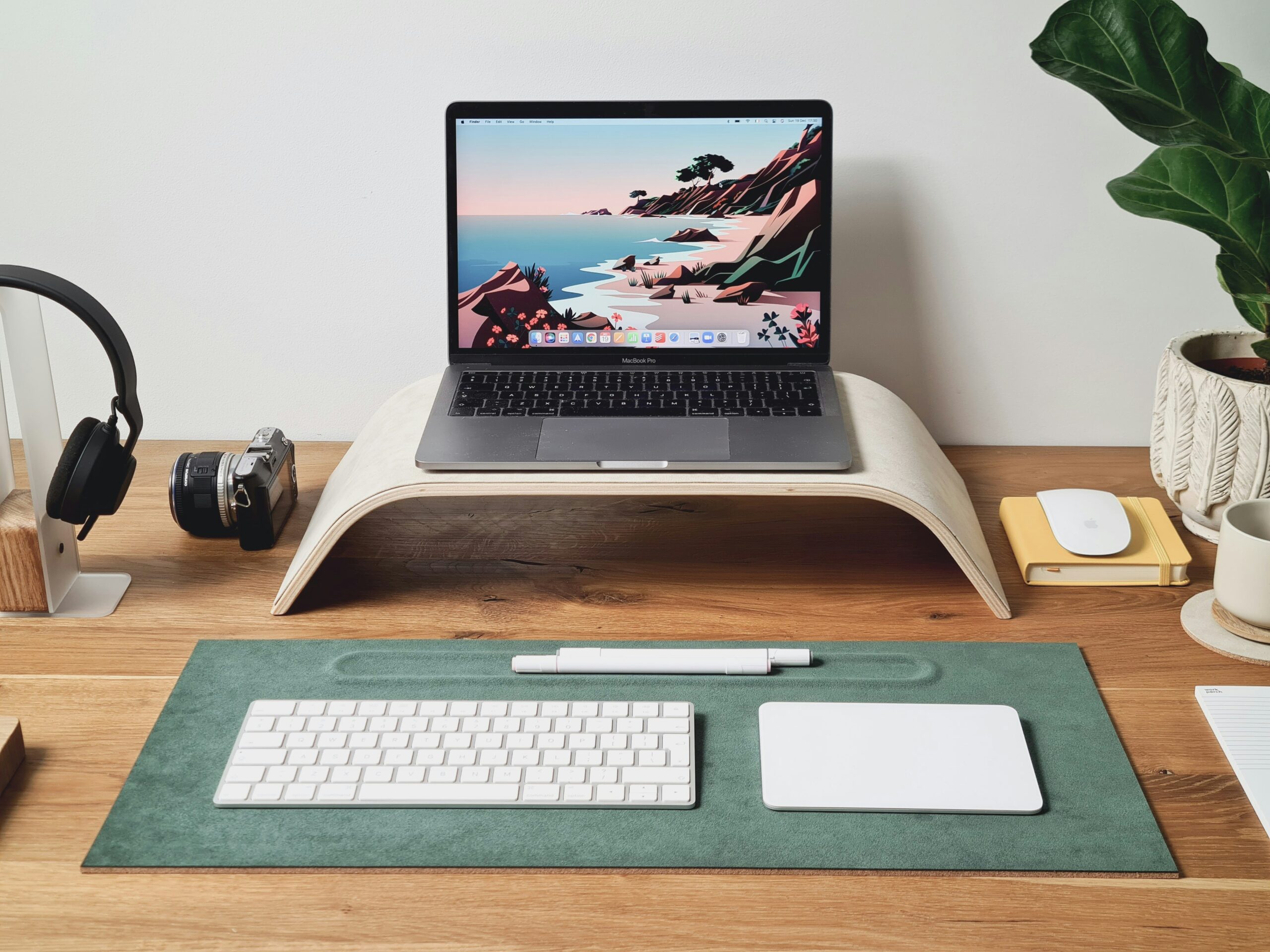 Setup bureau ergonomique minimaliste SetupDesk